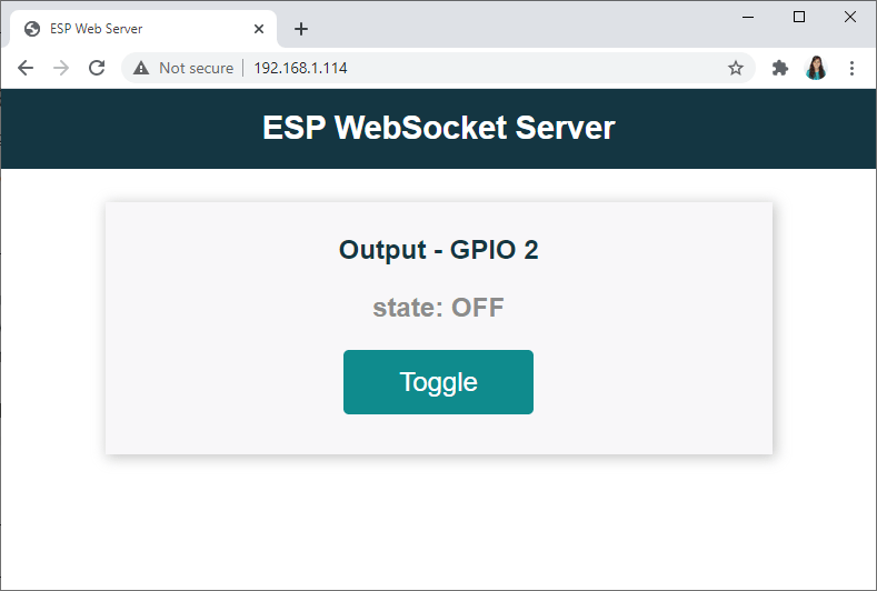 ESP32 ESP8266 NodeMCU WebSocket сервер управление выходами