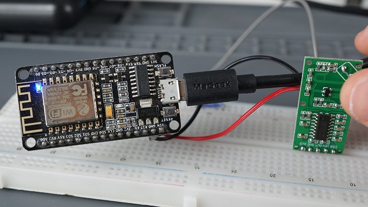 ESP8266 с микроволновым радарным датчиком RCWL-0516