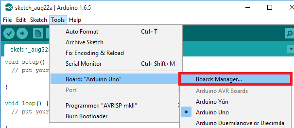 Установка плат ESP8266 в Arduino IDE - Boards Manager