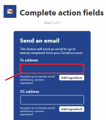 Gmail -- отправить email