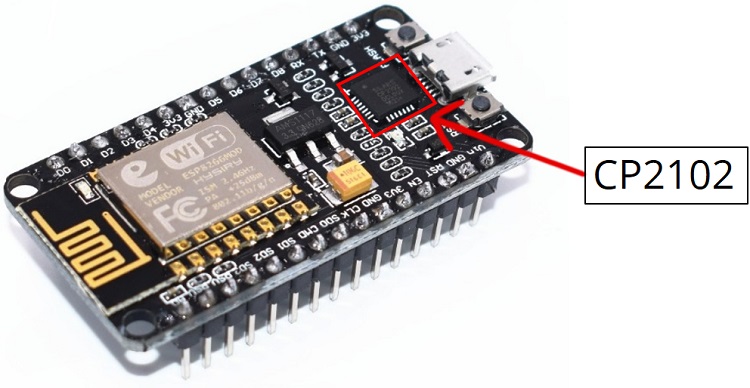 Чип CP2102 на ESP8266