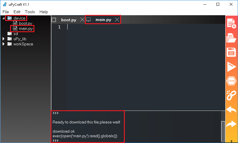 Загрузка файла на ESP32