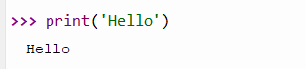 Команда print в MicroPython Shell и ответ