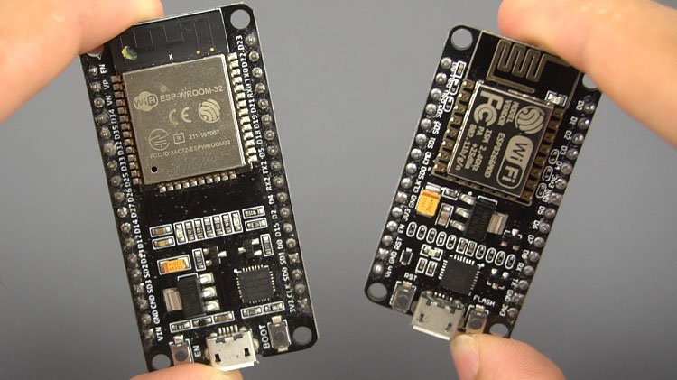 Платы разработки ESP32 и ESP8266