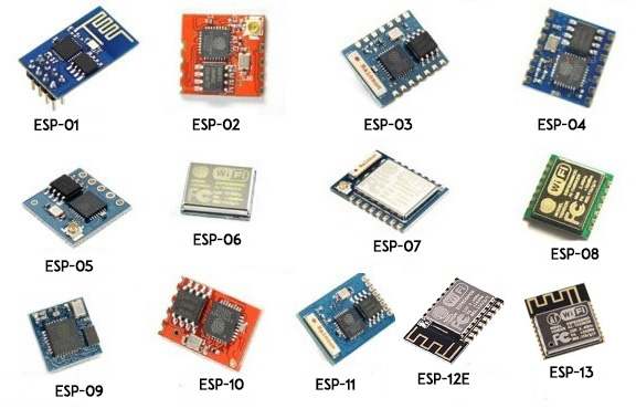 Версии модулей ESP8266 NodeMCU