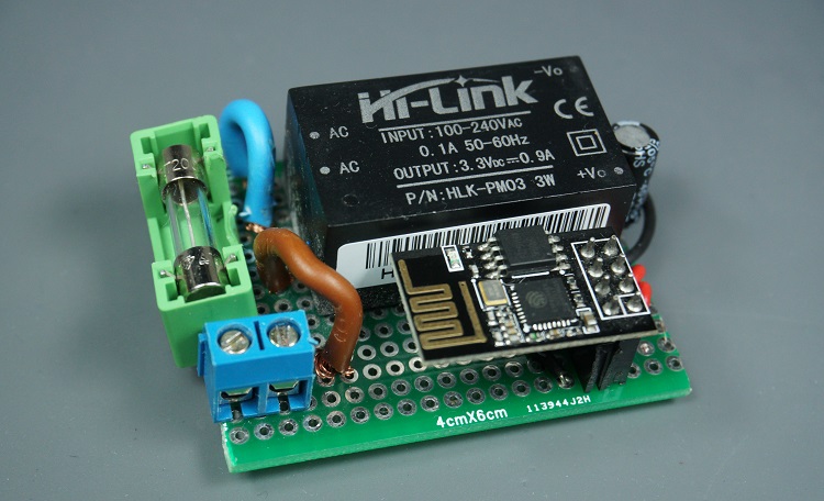 Схема HLK-PM03 и ESP8266