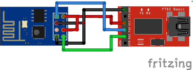 ESP8266 ESP-01 загрузка скетча с помощью FTDI программатора Arduino IDE