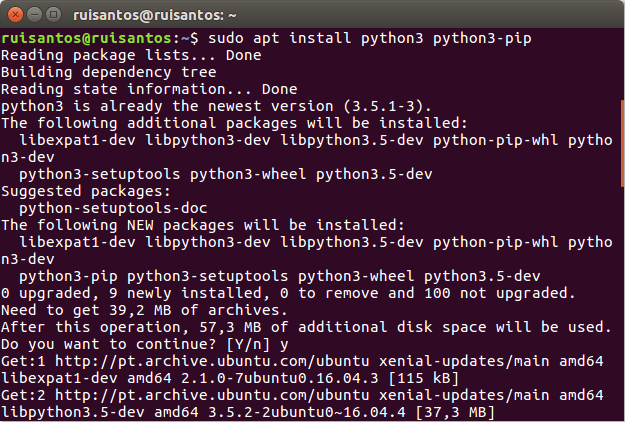 Установка Python 3 и pip на Linux Ubuntu для uPyCraft IDE