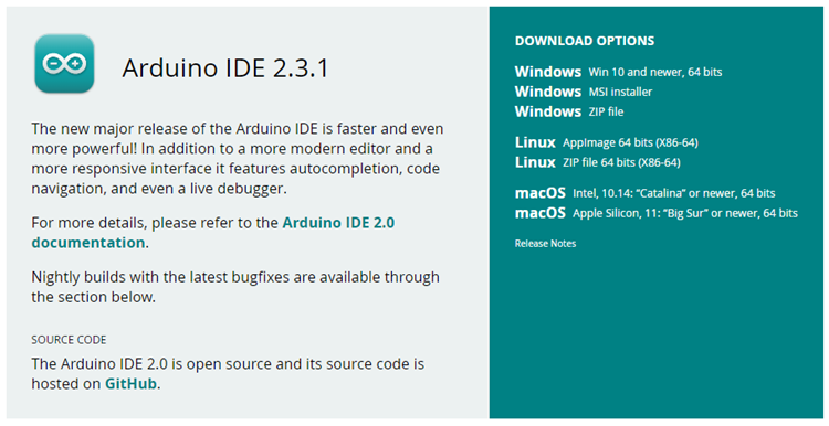 Arduino IDE 2 скачивание и установка