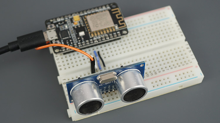 Плата ESP8266 NodeMCU и ультразвуковой датчик HC-SR04