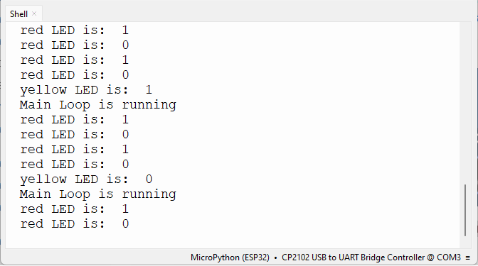 ESP32 ESP8266 MicroPython мигание светодиодов с разной частотой с помощью таймеров