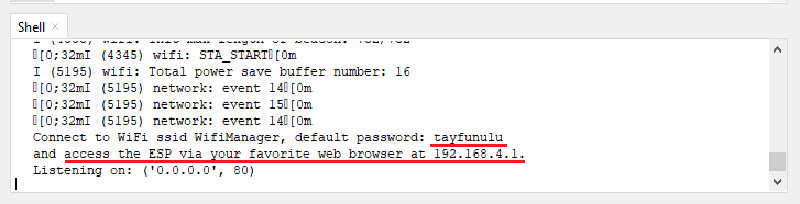 Запуск WiFiManager на ESP32 MicroPython