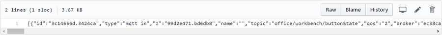 Исходный код потока Node-RED на GitHub