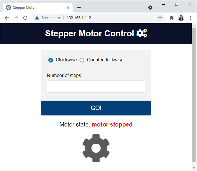 ESP8266 NodeMCU управление шаговым двигателем WebSocket — обзор проекта