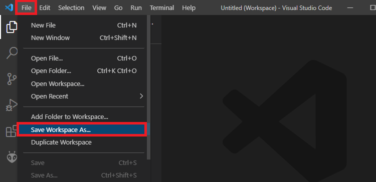 VS Code сохранение рабочей области ESP32 ESP8266 NodeMCU
