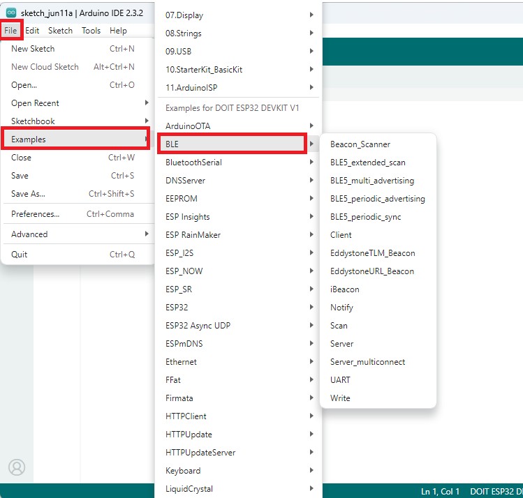 Содержимое файла в Serial Monitor