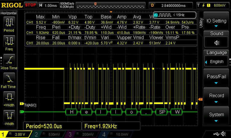Содержимое файла в Serial Monitor