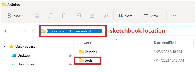Открытие Serial Monitor