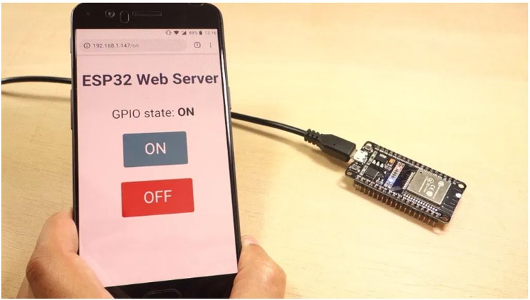 Открытие Serial Monitor