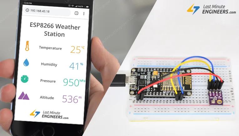 Руководство по созданию метеостанции на ESP8266 с датчиком BME280