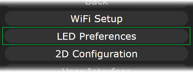 Настройки LED в WLED