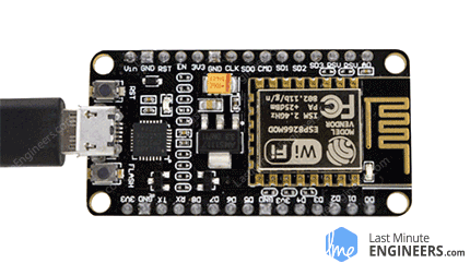 Работа скетча Blink на ESP8266 NodeMCU в Arduino IDE