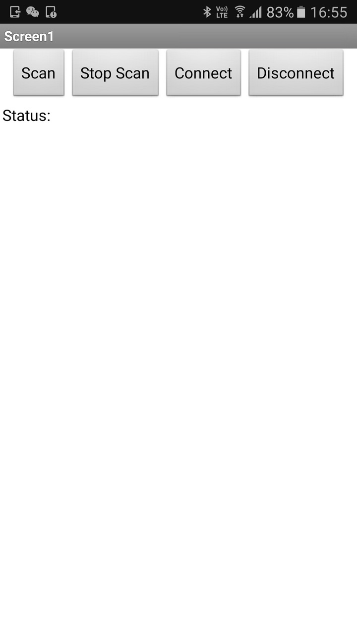 BaseConnect — начальный экран