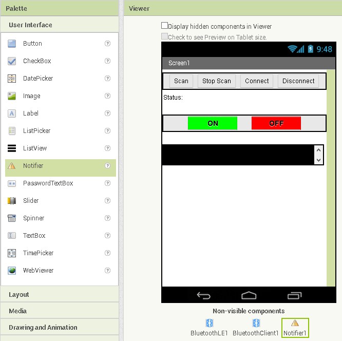 Добавление Notifier