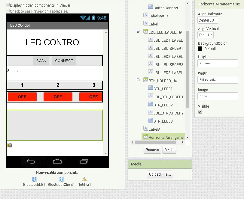 Настройка свойств слайдера