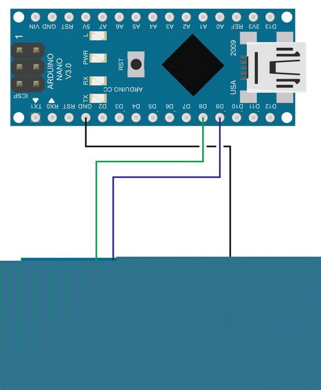 Связь Arduino-Arduino — схема