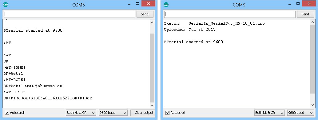 Настройка Central и обнаружение устройств