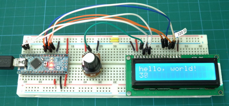 Подключение LCD