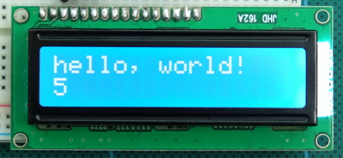 Hello World на LCD