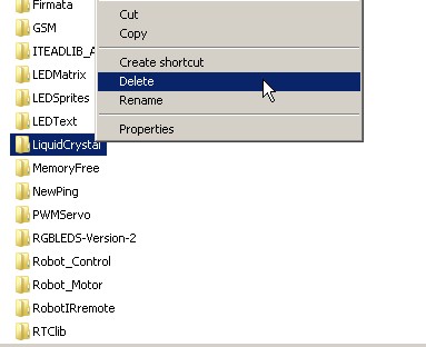 Удаление стандартной библиотеки