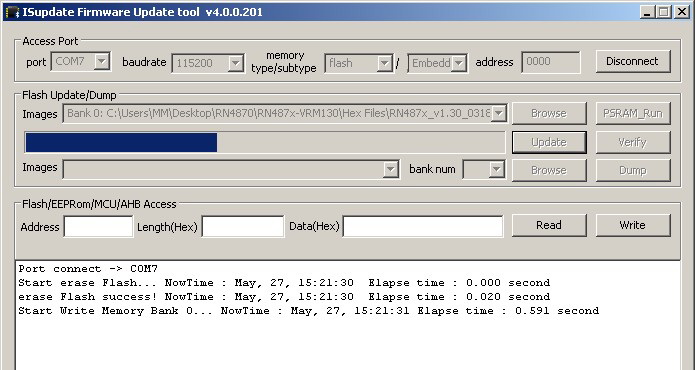 Запись прошивки