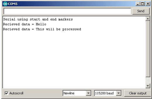 Монитор порта — обработка маркеров