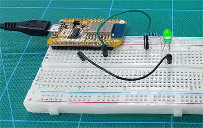 Мигающий светодиод