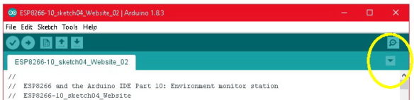 Arduino IDE -- новая вкладка