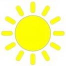 Иконка солнца с лучами