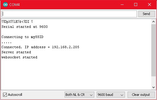 Serial Monitor - базовый сайт