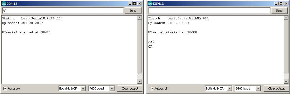 AT команда - ответ OK