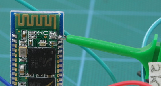 Зажим на пине 34 HC-05