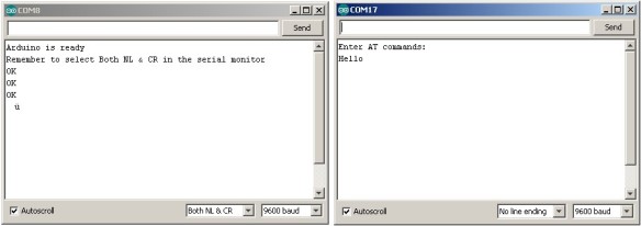 Hello получено на HC-06
