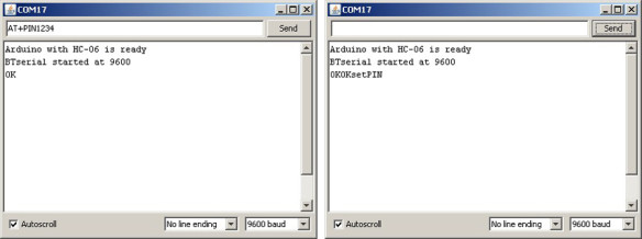 HC-06 установка PIN