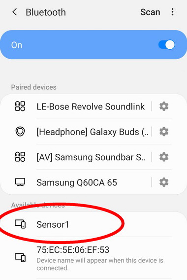 Новое имя HC-06 на Android