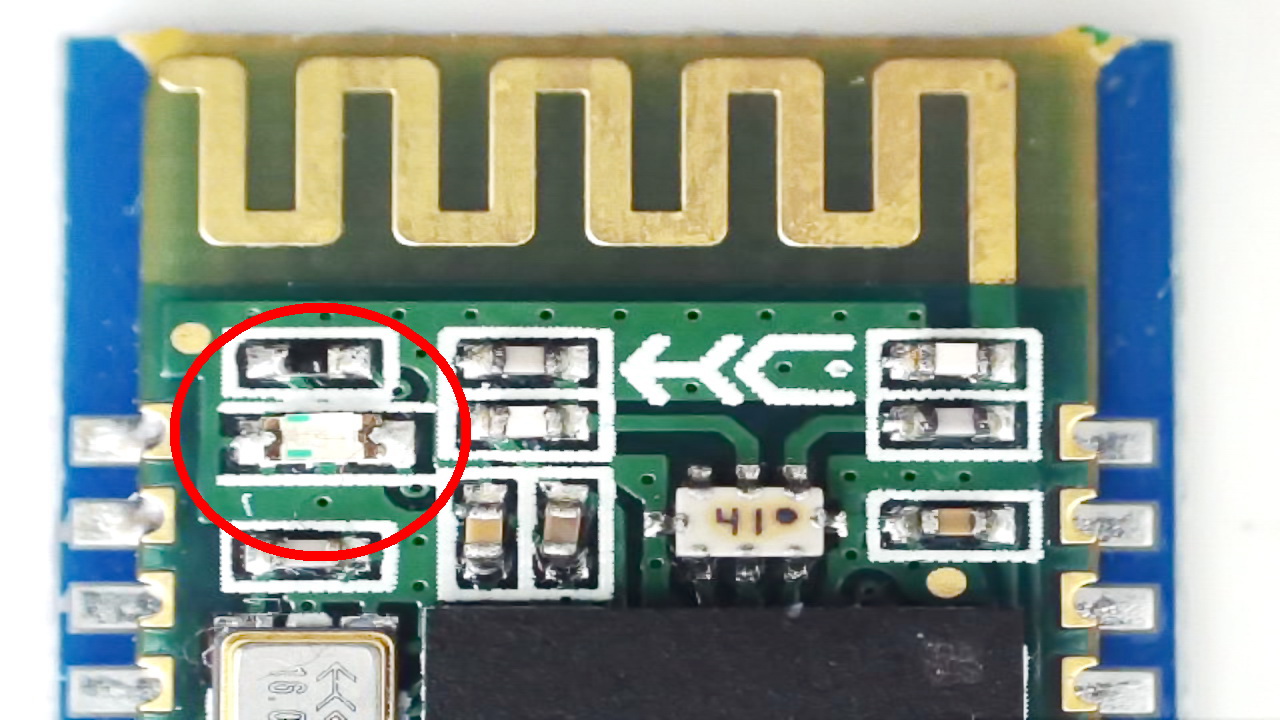 HC-06 с синим светодиодом