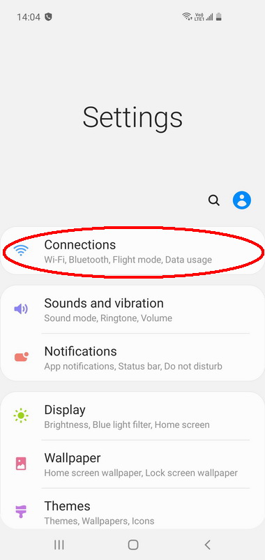 Android настройки подключений