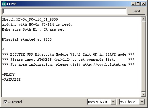 Монитор порта — начальное состояние