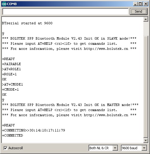 Монитор порта — режим MASTER