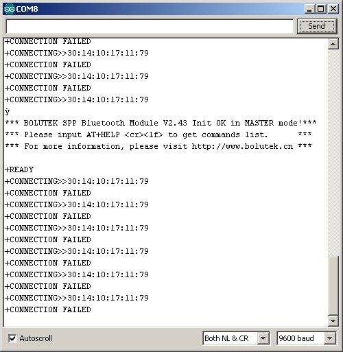 Статус подключения